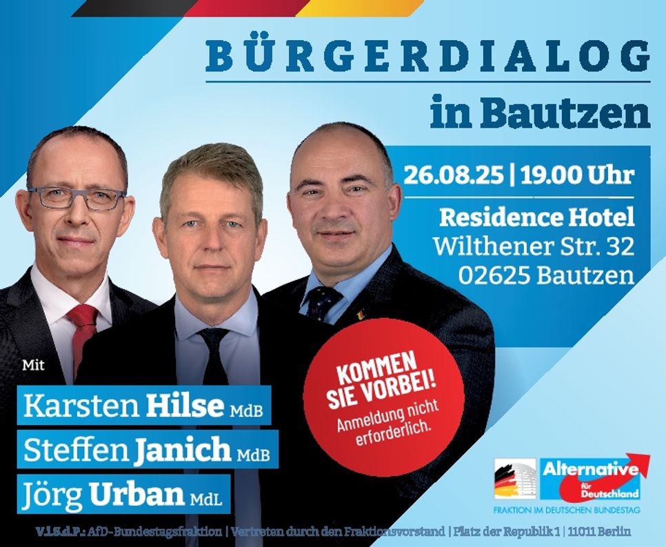 AfD Veranstaltung Bautzen