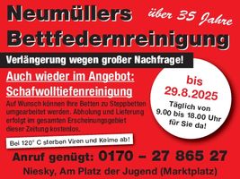 Bettfedernr. Neumüller / Niesky