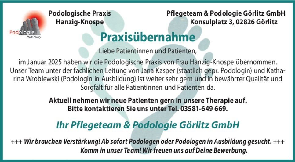 Praxisübernahme