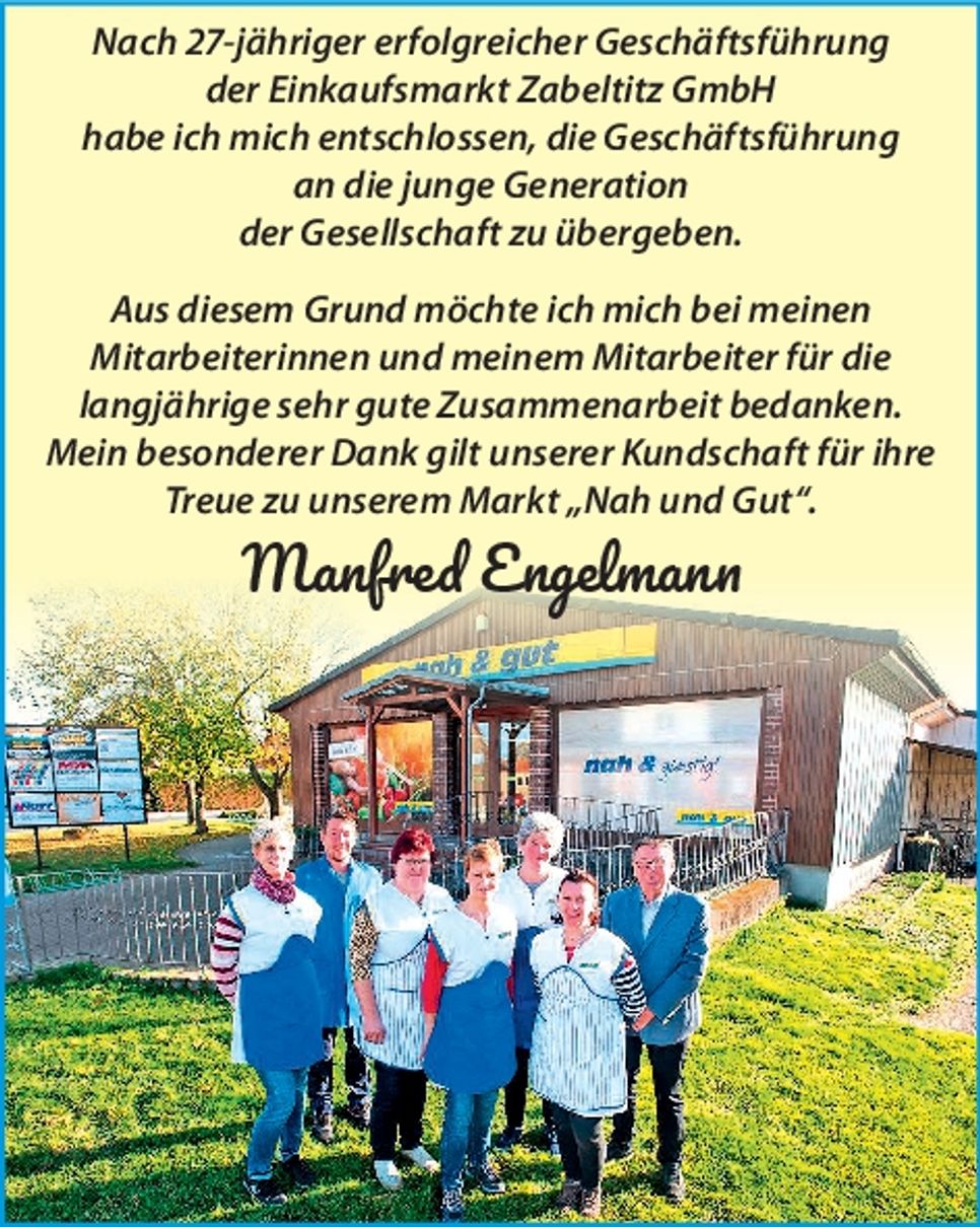 Dankeschön an Kunden und Mitarbeiter