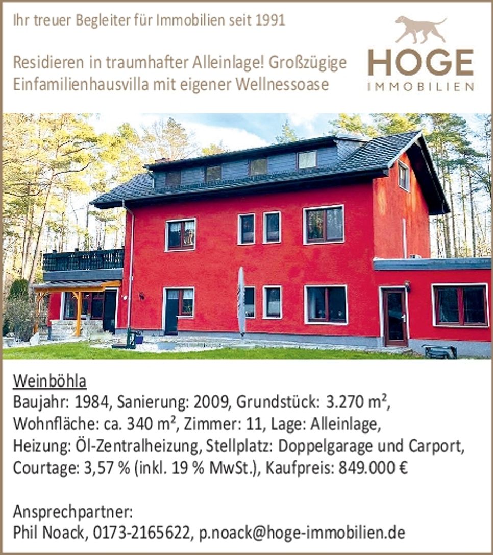 HOGE Immobilien, Weinböhla