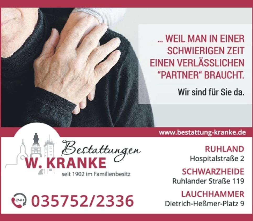 Bestattungen Kranke - Trauerseite
