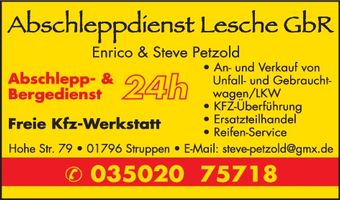 Lesche 750 Jahre Struppen