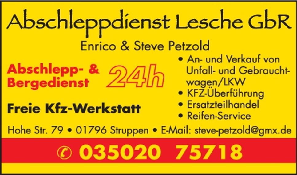 Lesche 750 Jahre Struppen