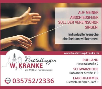 Bestattungen Kranke - Trauerseite