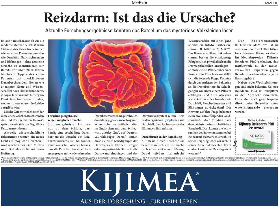 Pharma SGP GmbH-1/2 Seite Kijimea Reizda
