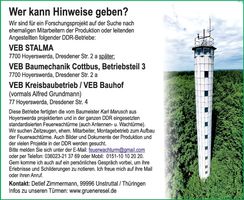 Wer kann Hinweise geben?