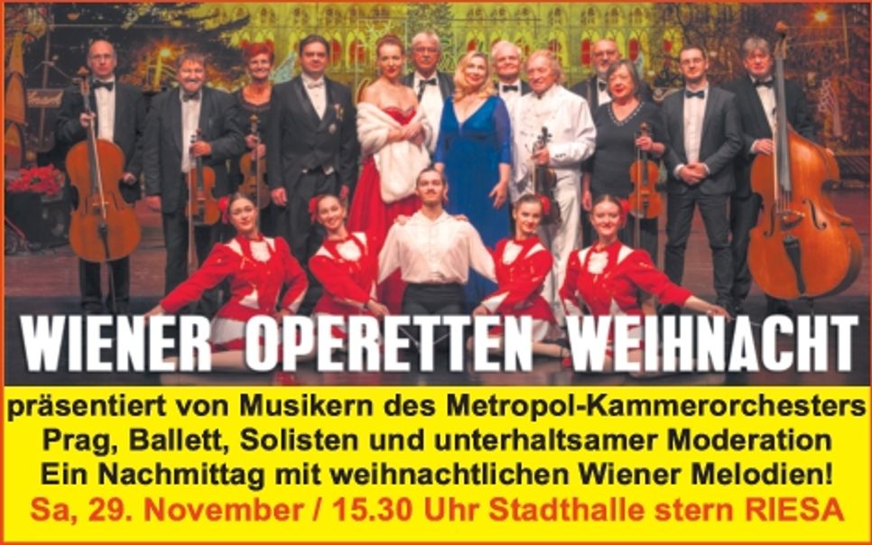 Wiener Operetten Weihnacht Riesa