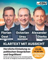 CDU- Veranstaltung Görlitz 