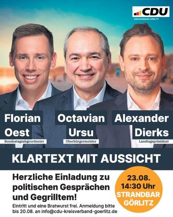 CDU- Veranstaltung Görlitz 