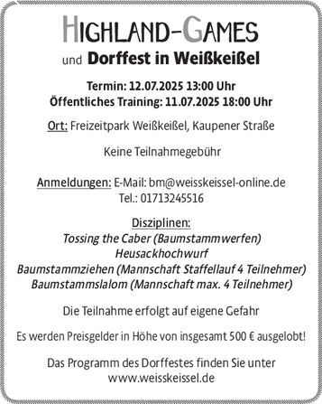 Dorffest Weißkeißel