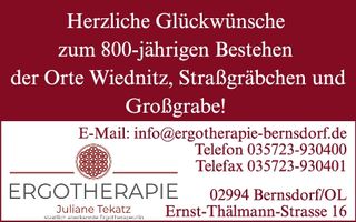 Egrotherapie Bernsdorf 800 Jahre 