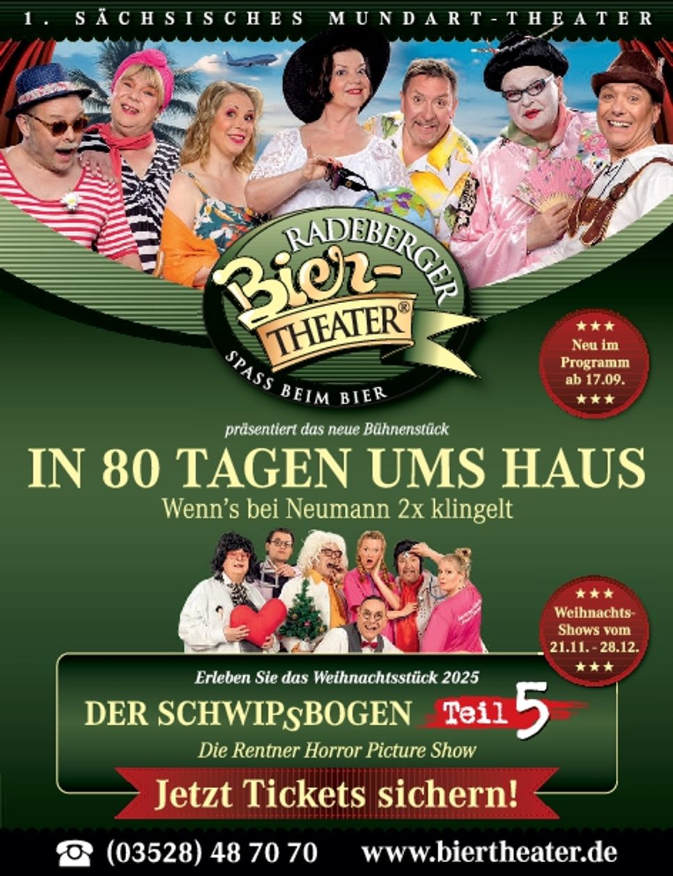 Radeberger Biertheater "80 Tage"