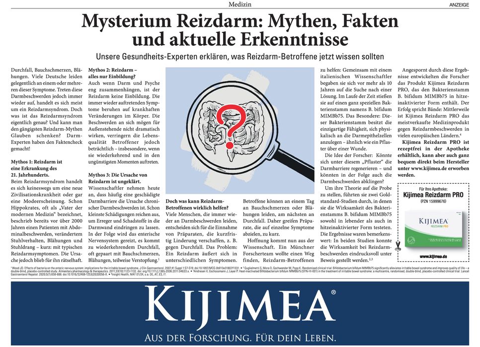 Pharma SGP GmbH-1/2 Seite Kijimea Reizda