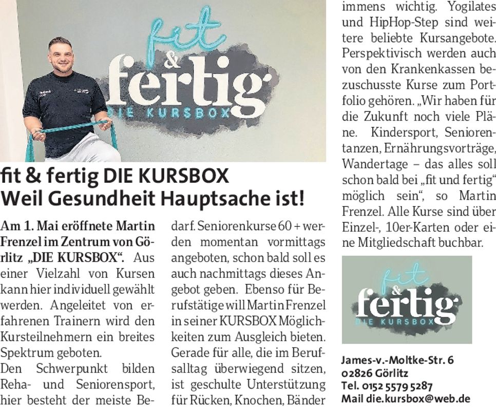 Schaufenster fit & fertig
