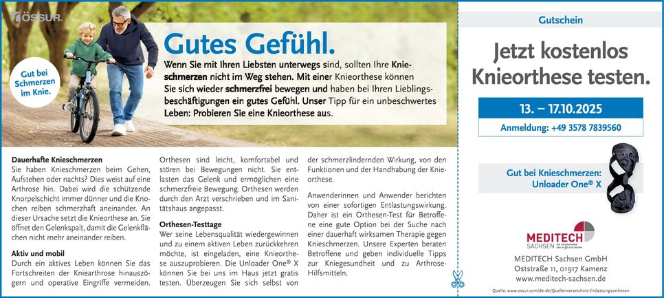Orthesentestwoche SH Kamenz 13.-17.10.