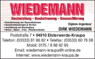 Wiedemann/Bauberatung