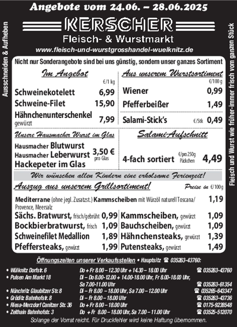 Fleisch- & Wurstmarkt