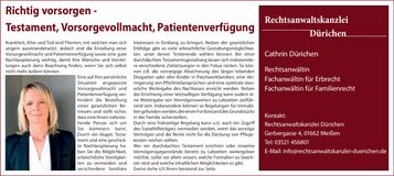 RA Dürichen Vorsorge