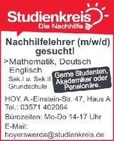 Nachhilfelehrer (m/w/d)