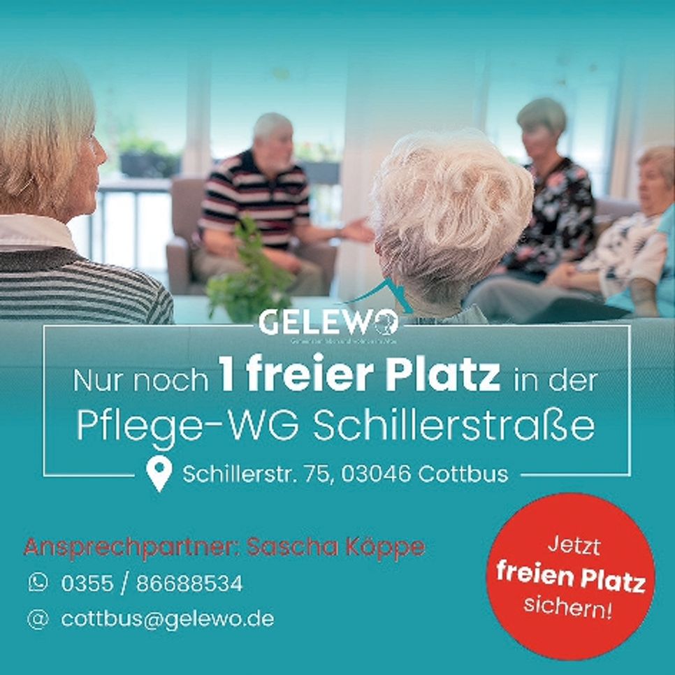 Gelewo Pflege-WG freier Platz
