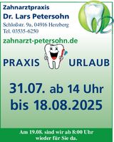Urlaub Dr. Petersohn