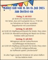 Dorffest Mahdel