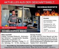 Neueröffnung Schmackofatz
