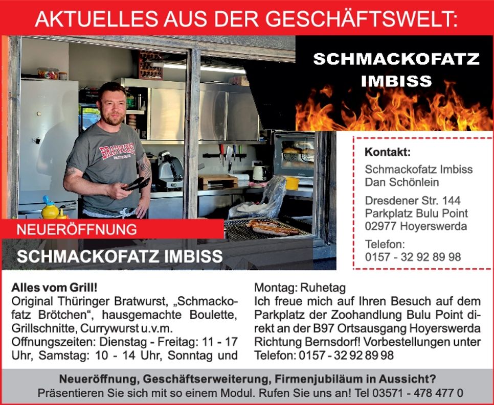 Neueröffnung Schmackofatz