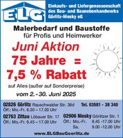 ELG - Jubiläum 75 Jahre