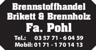 Brennstoffhandel Pohl