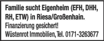 Eigenheim gesucht LK Meißen - Wüstenrot