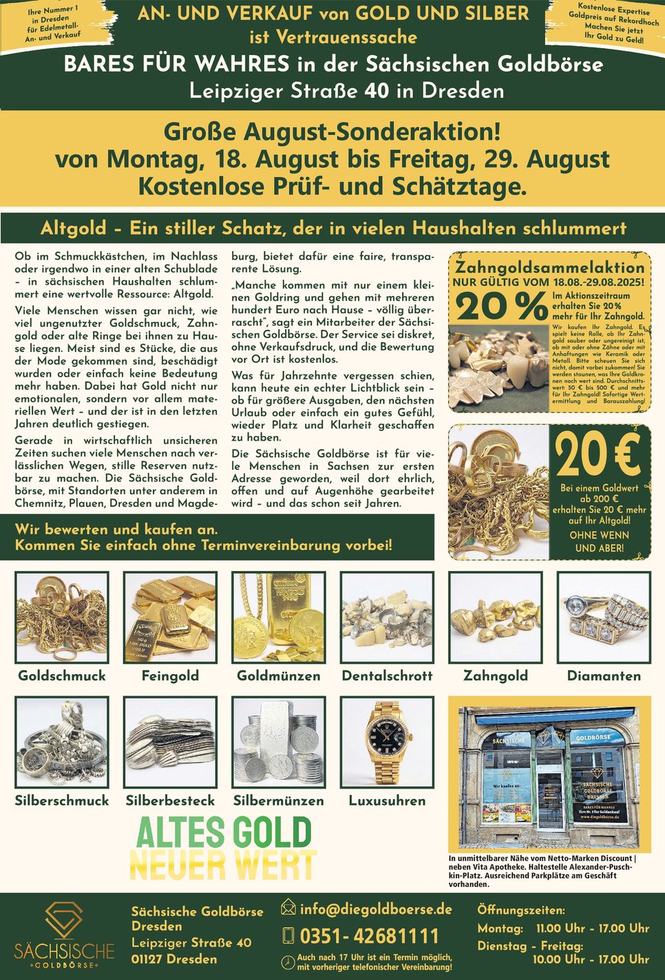 Goldbörse Dresden