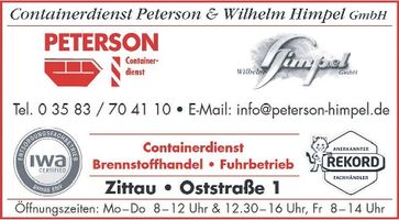 Containerdienst Peterson & Wilhelm Himpe