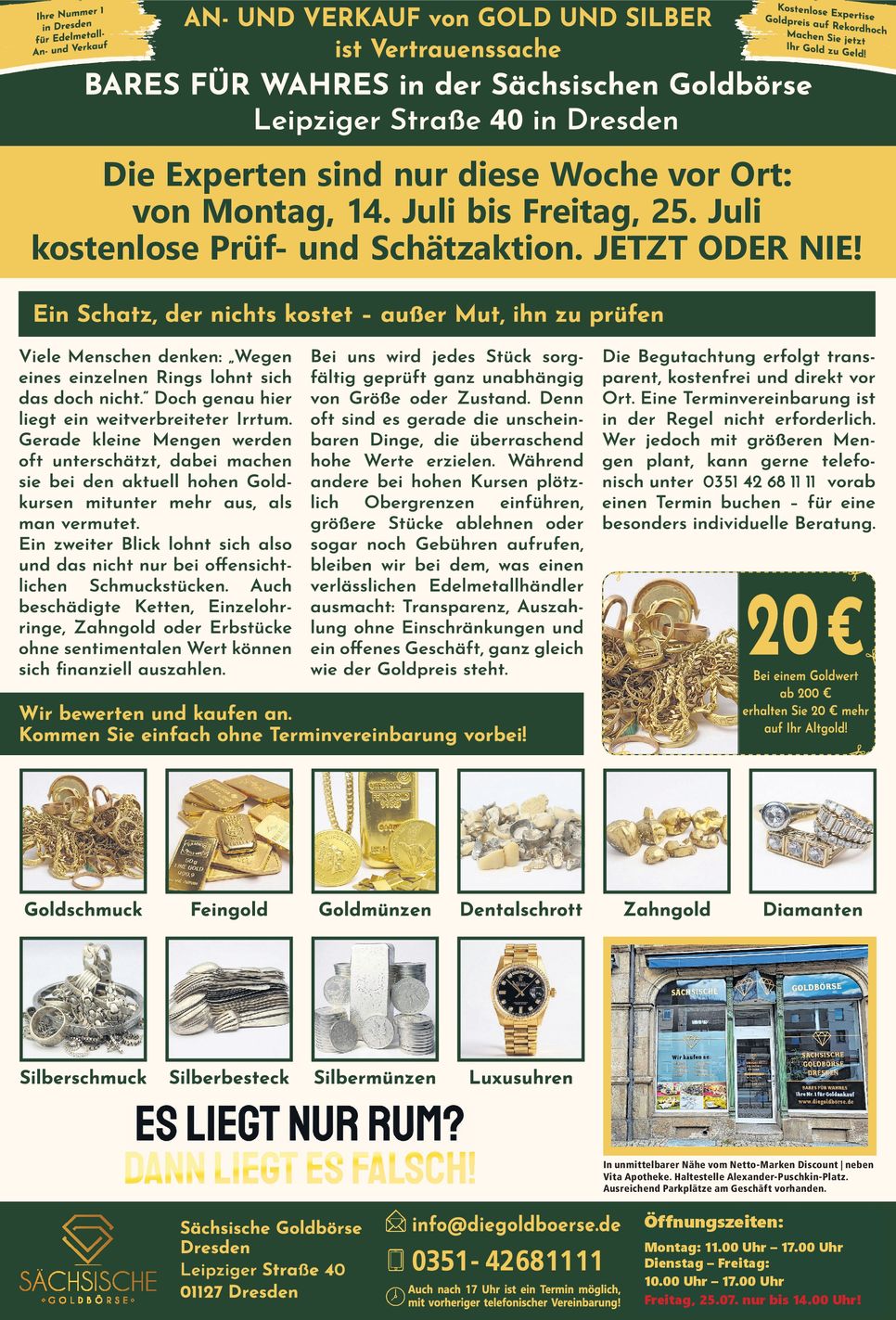 Goldbörse Dresden