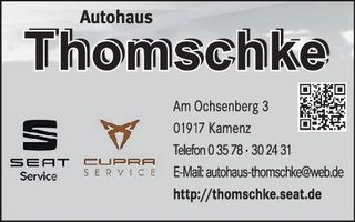 AH Thomschke Seat "800 Jahre"