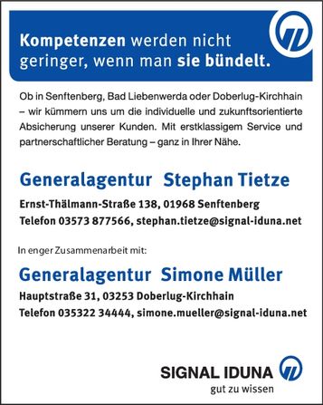 Signal Iduna-Serviceseite