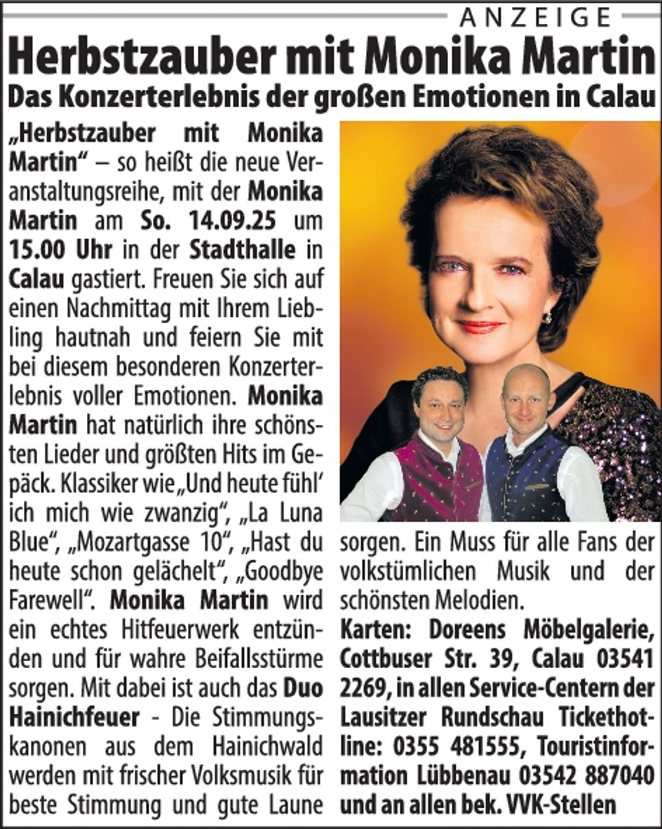Calau, M. Martin, Alle