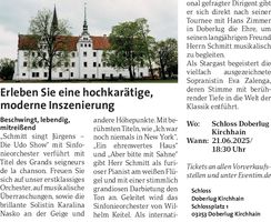 Schmitt singt Udo Jürgens Schaufenster