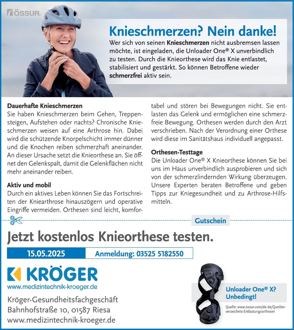 Filiale Riesa - Knieorthesentag