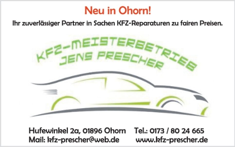 KFZ-Meisterbetrieb "800 Jahre Pulsnitz"