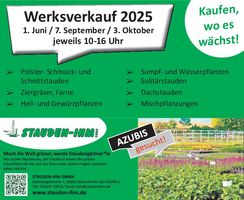 Ausbildung Staudengärtner + Werksverkauf