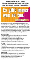Ausschreibung Imbiss-Stellplatz