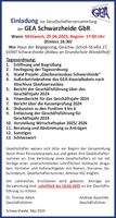 GEA - Bekanntmachung