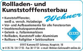 Rollladen- und Kunststofffensterbau