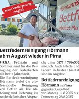 Bettfedernreinigung  Pirna