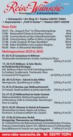 Reise Wünsche