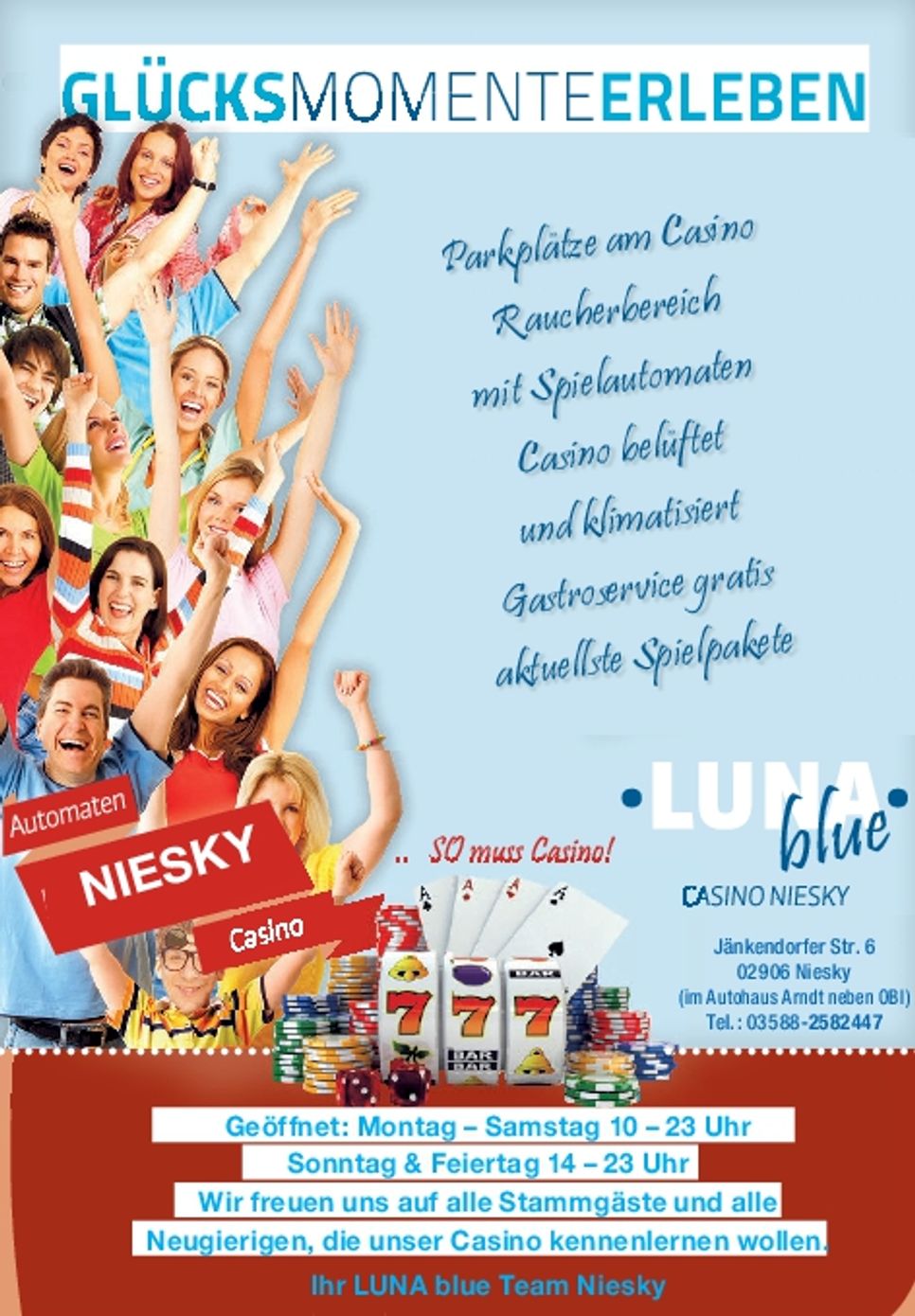 Casino LUNA blue