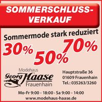 Sommerschlussverkauf