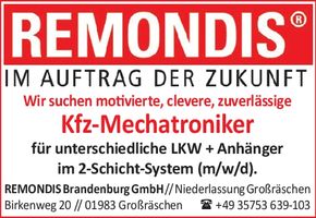 REMONDIS Kfz-Mechatroniker
